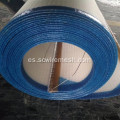 Red seca de poliéster tejido para la fabricación de papel